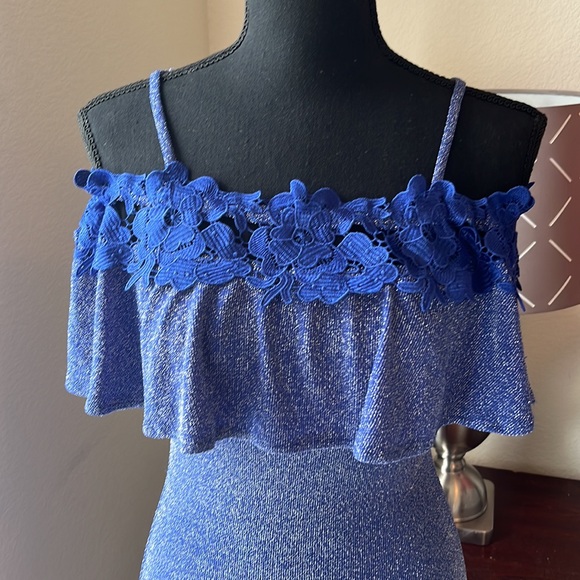 Elegant Blue dress IN San Francisco XS - Picture 3 of 9